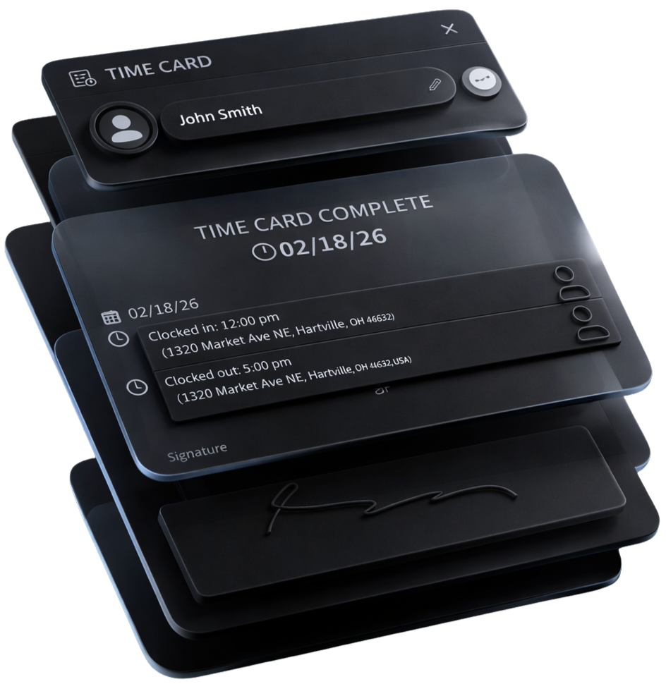 Helix time card record